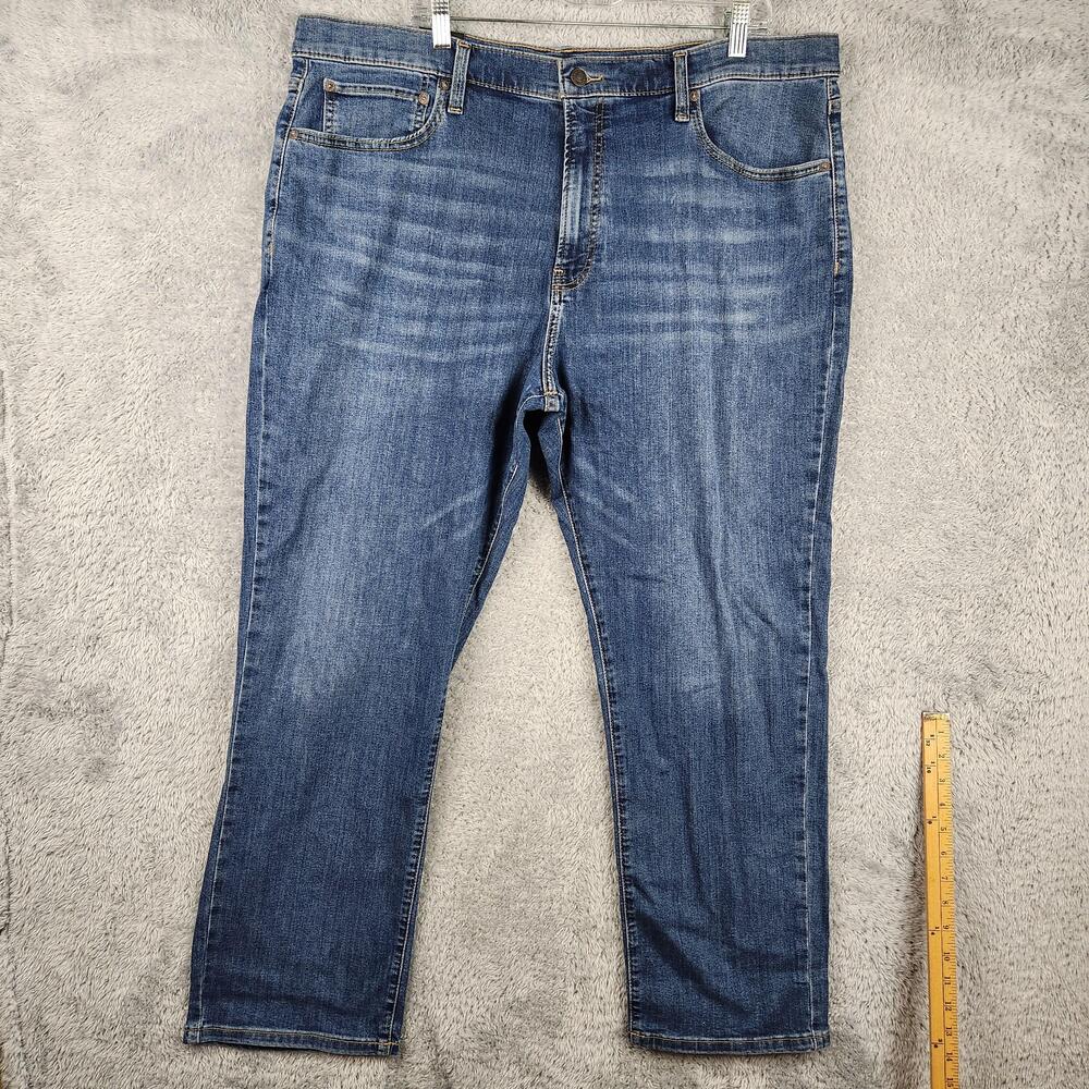 Lucky Brand 410 Athletic Straight Jeans Mens 40x30 Blue Stretch Denim Preppy NWT